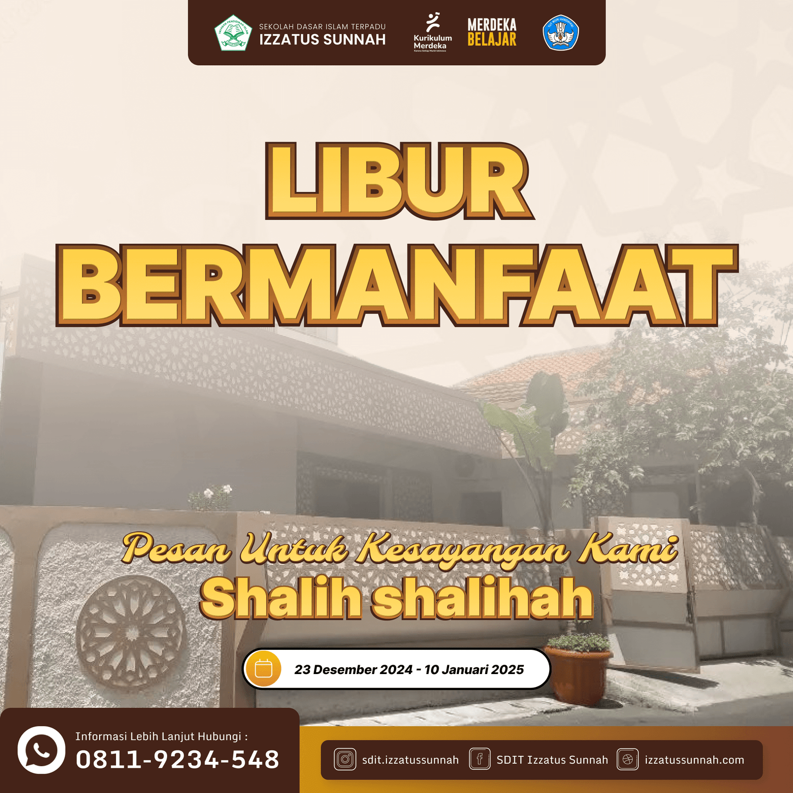 Libur Sekolah Bermanfaat