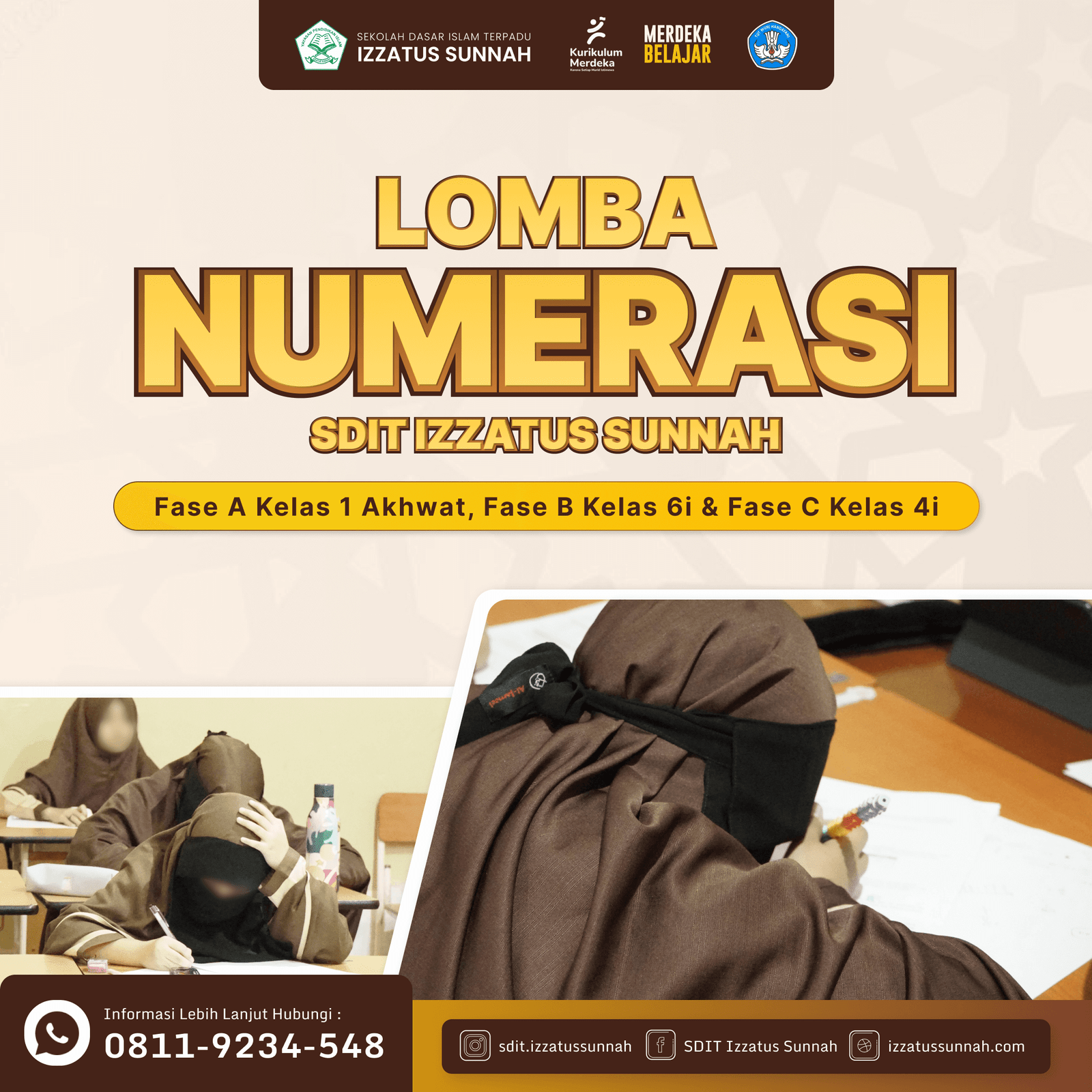 Lomba Numerasi SDIT Izzatus Sunnah