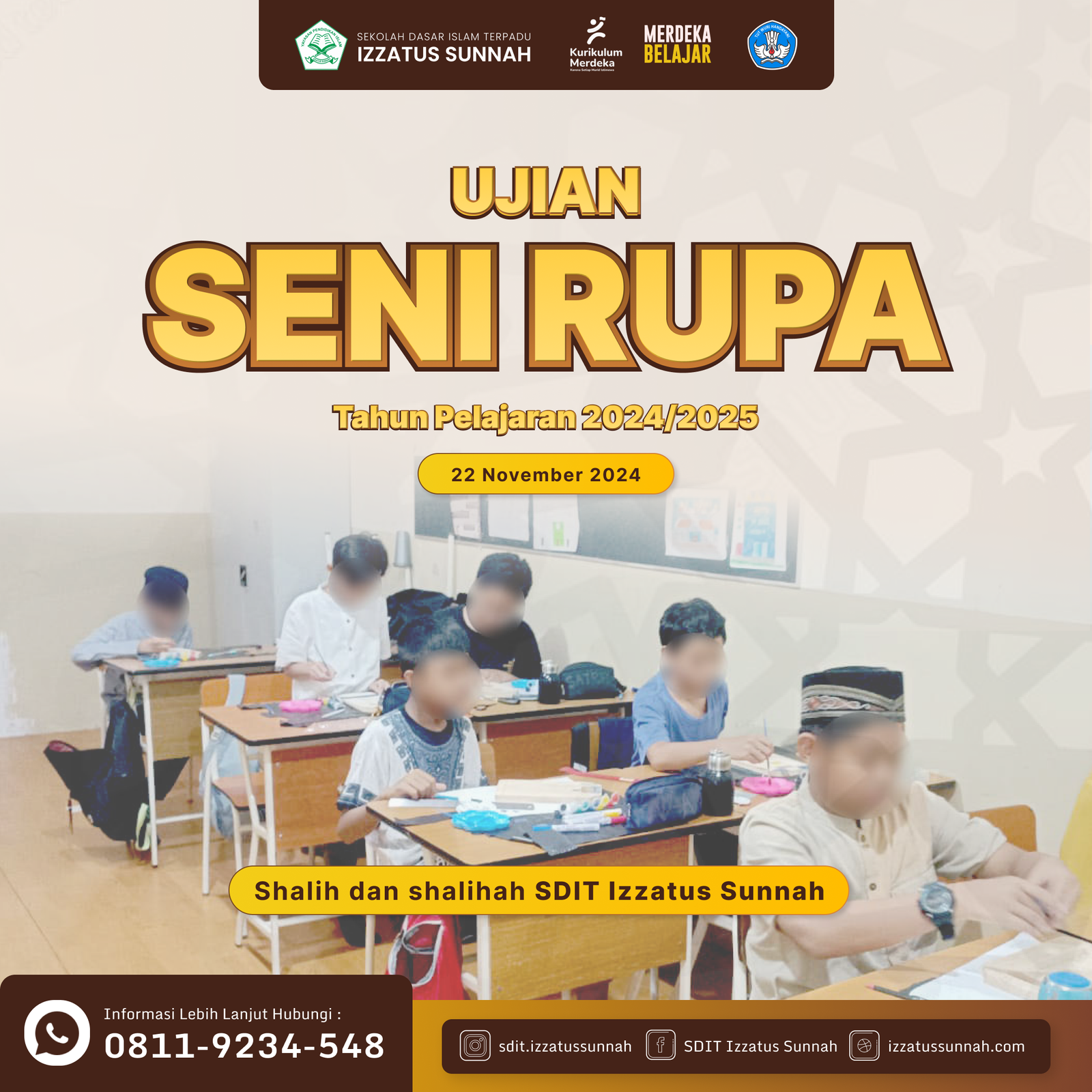 Ujian Seni Rupa SDIT Izzatus Sunnah
