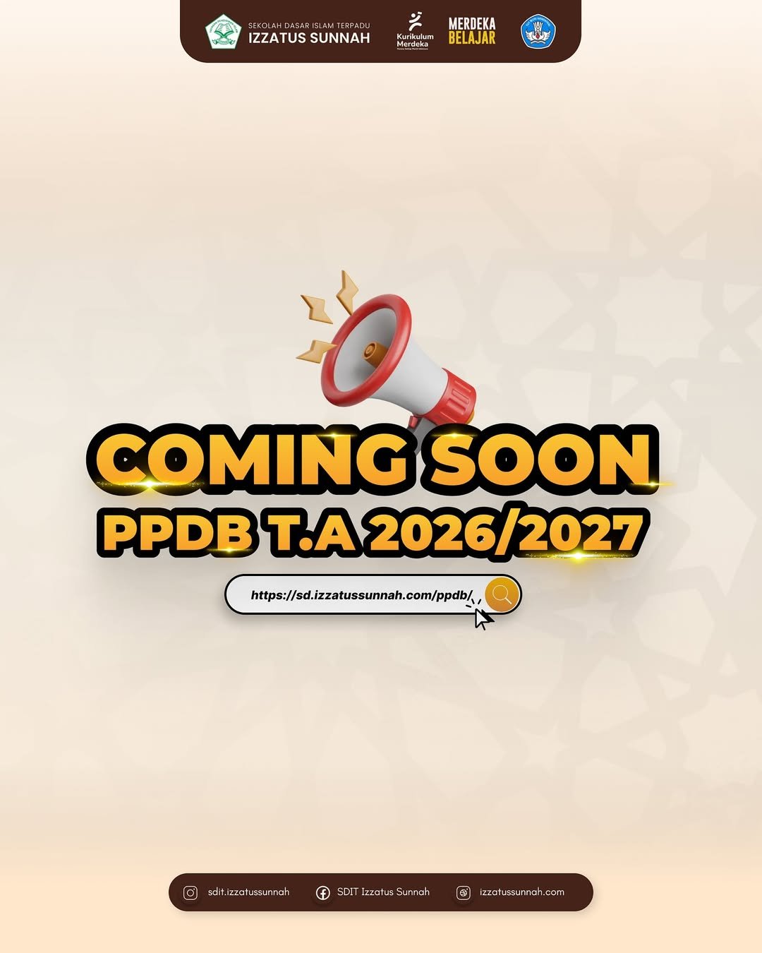 Coming Soon! PPDB T.A 2026-2027 2
