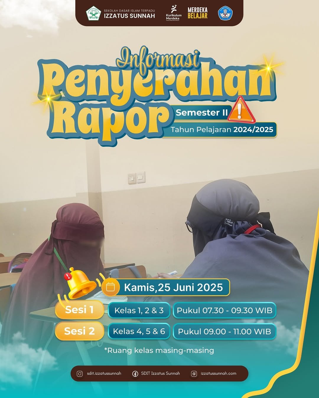 Penyerahan Laporan HASIL BELAJAR Semester II Tahun Ajaran 2024/2025