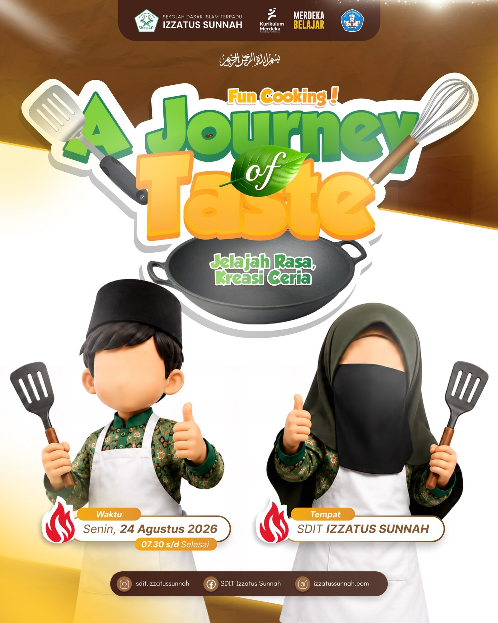 A Journey of Taste, Fun Cooking SDIT IZZATUS SUNNAH 2026:2027