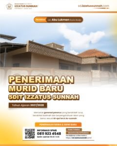 SPMB SDIT Izzatus Sunnah T.A 2027:2028 Resmi Dibuka